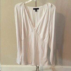 Banana Republic dressy white blouse XL tall
